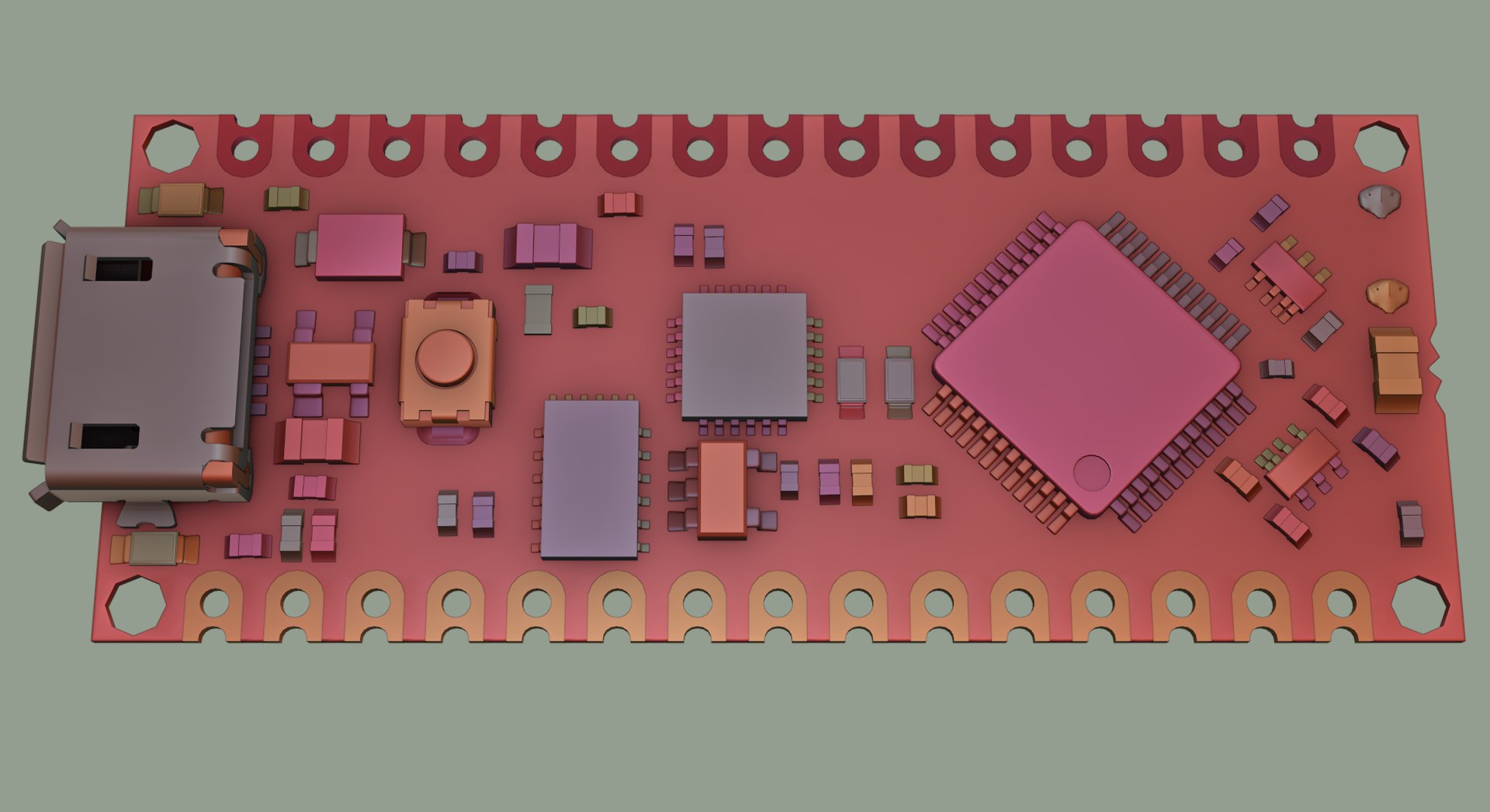 3D Arduino Nano - TurboSquid 1513040