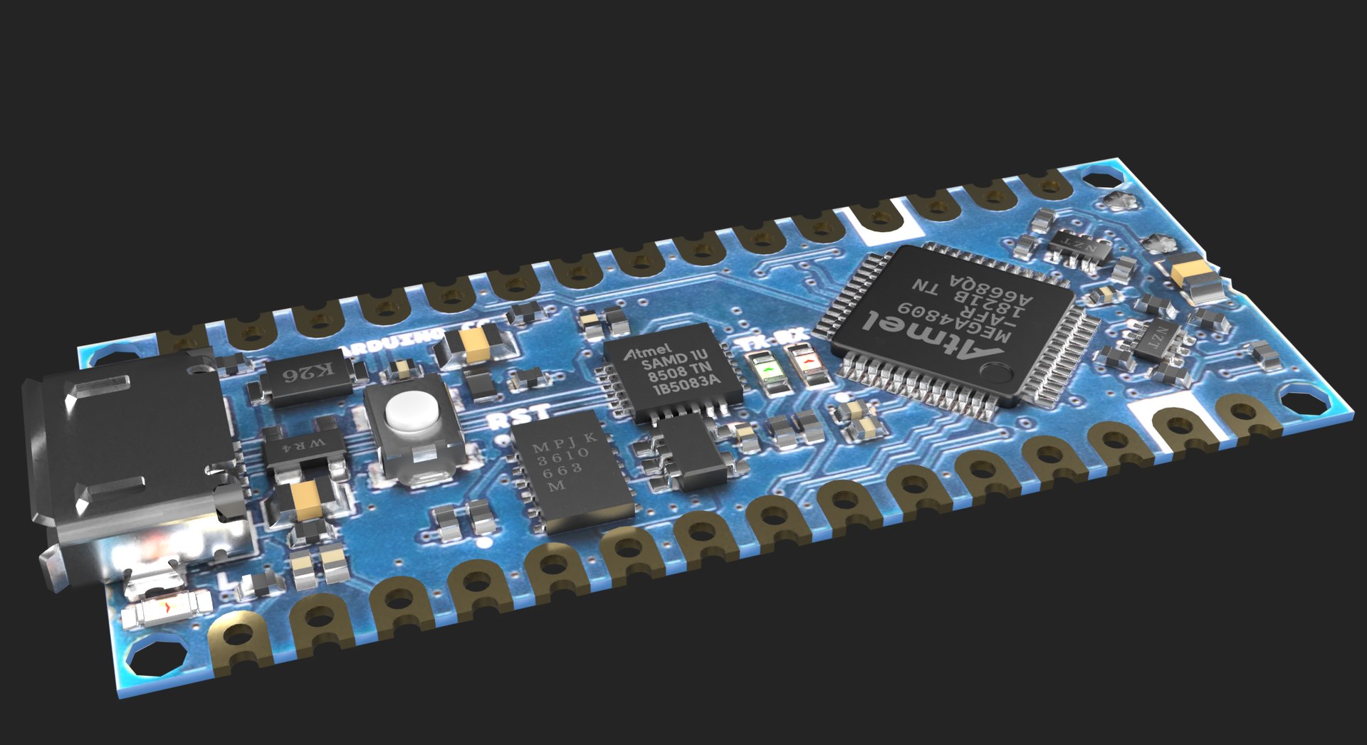 3D Arduino Nano - TurboSquid 1513040
