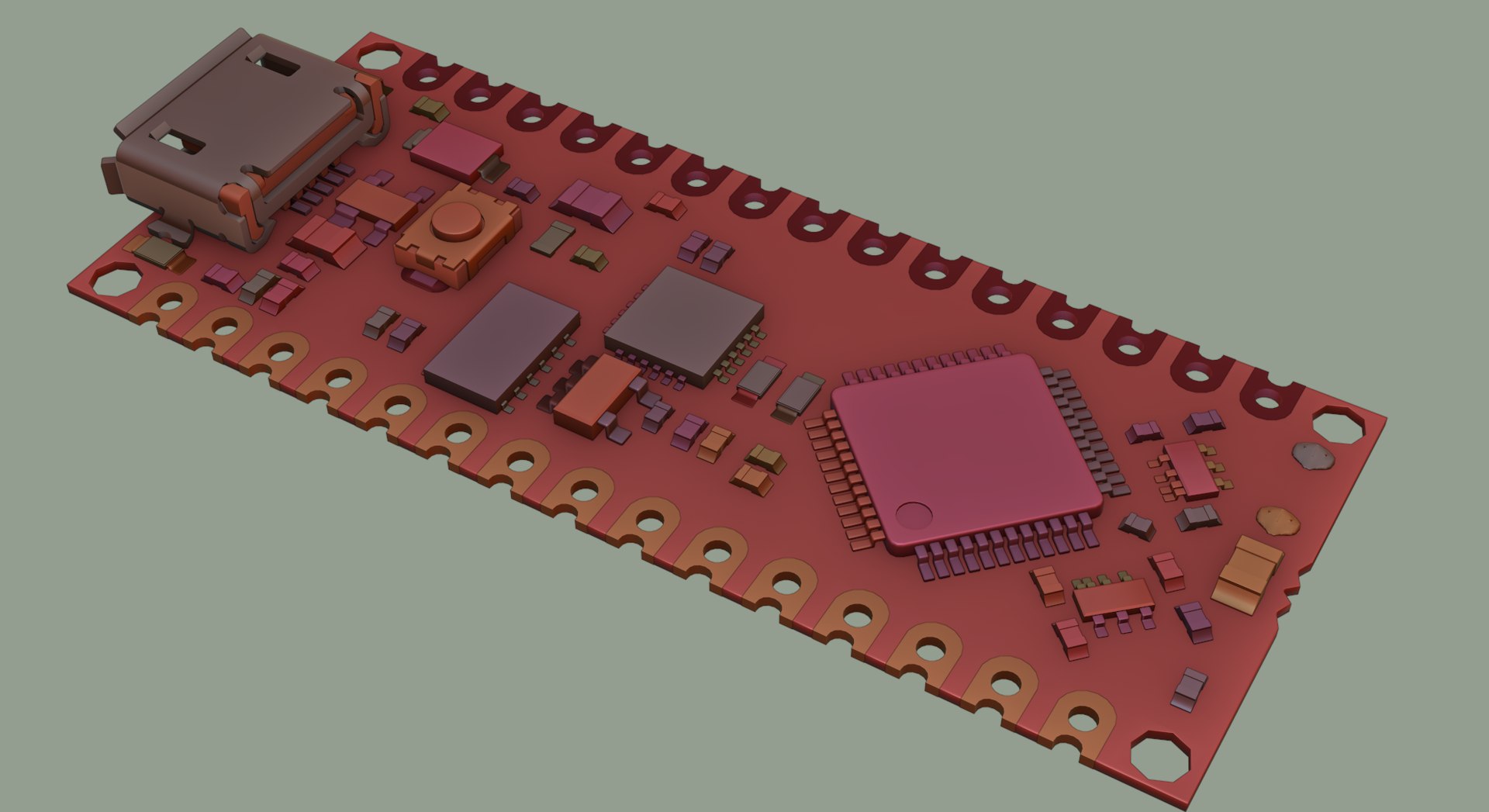 3D Arduino Nano - TurboSquid 1513040