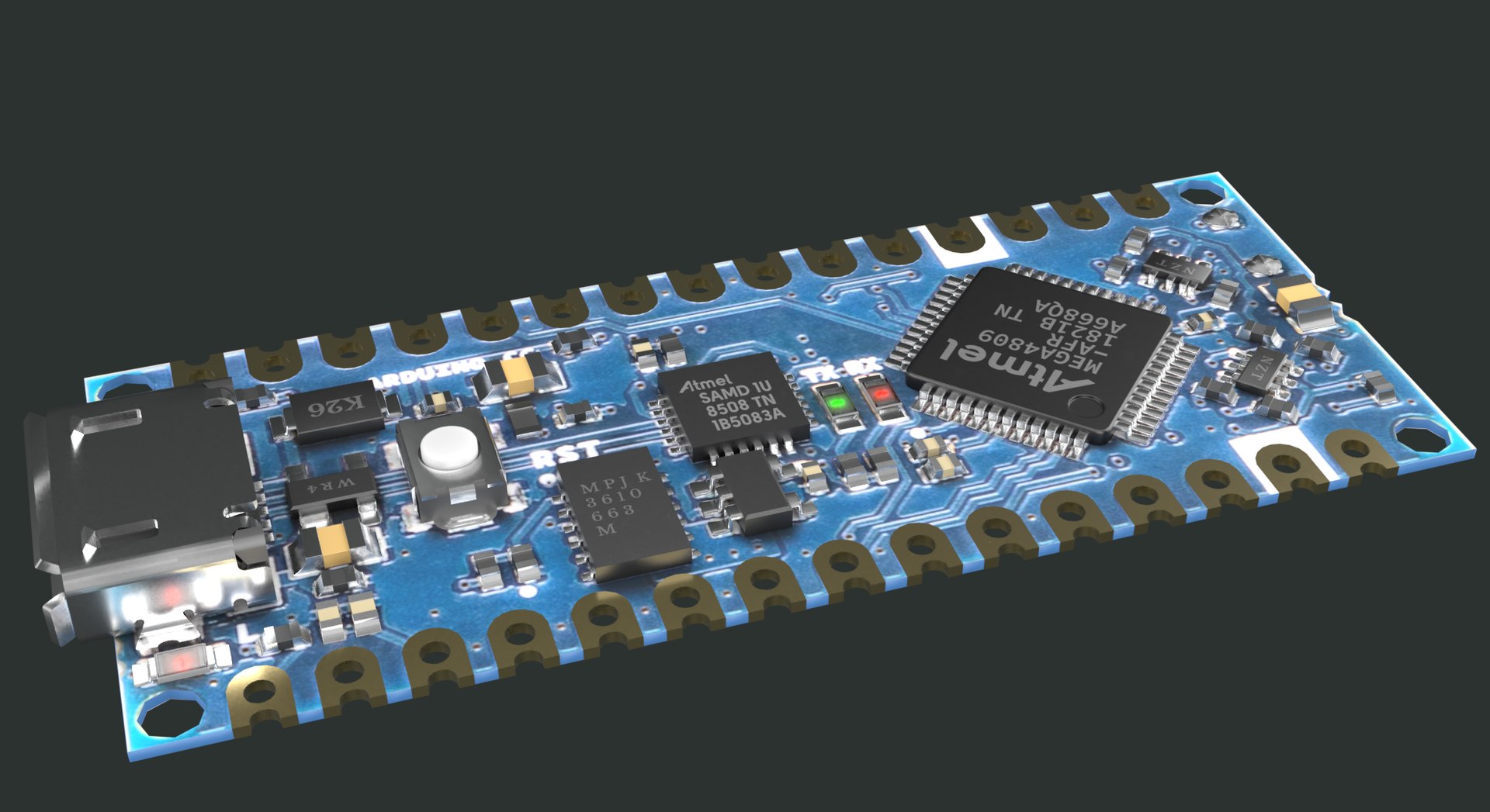 3D Arduino Nano - TurboSquid 1513040