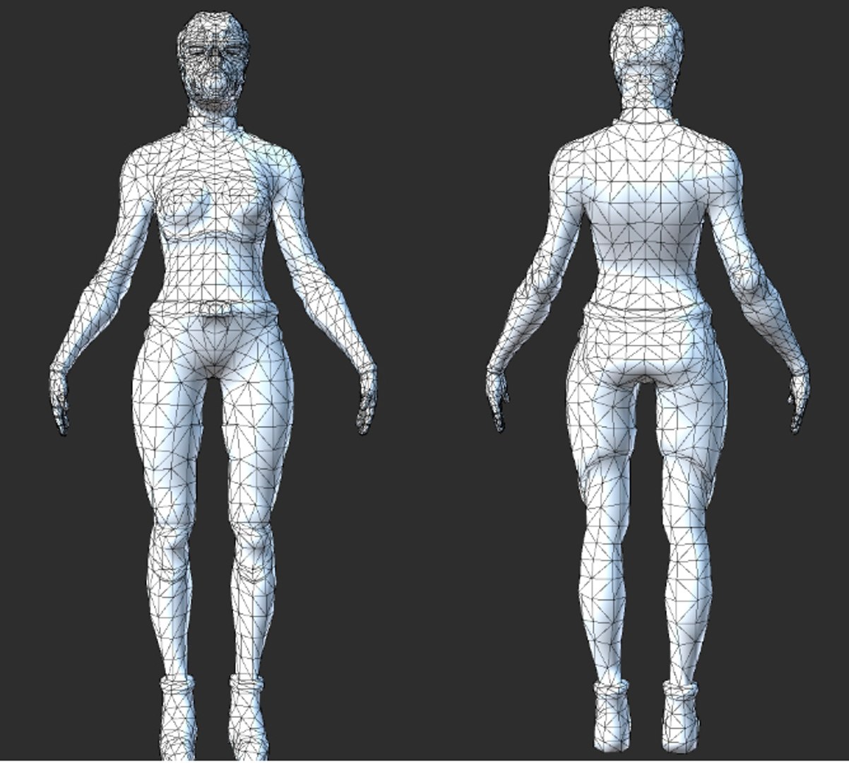 3D Futuristic Female Character Model - TurboSquid 1271149