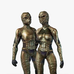 Futuristic Characters - Game Ready
