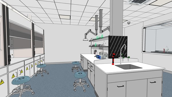 Laboratorio De Ciencia SketchUp Modelos para Descargar | TurboSquid
