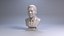 Escultura de busto de Nelson Mandela, modelo de impressão 3D, arquivo STL, busto para impressão