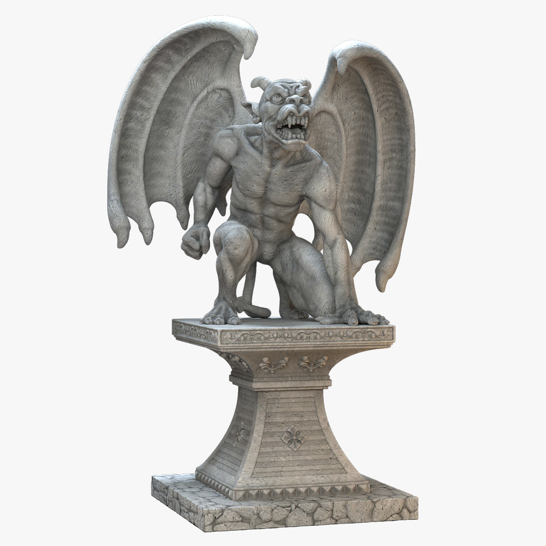 Gargoyle Sculpture 3D Model - TurboSquid 1197285
