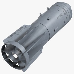 Russian FAB 3000 Air Bomb 3D model