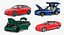 Rigged Tesla Cars Collection 6 3D model