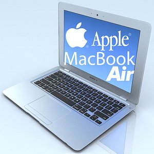 3d notebook apple macbook air
