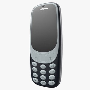 3D Nokia 3310 New Blue model
