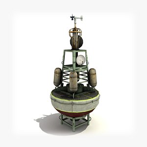 3d weather buoy model