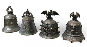 Old bronze bells pack