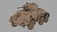 ww2 daf m39 armored 3D model
