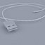 3d model of apple lightning port