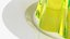 Yellow Vanilla Jelly Pudding on Plate