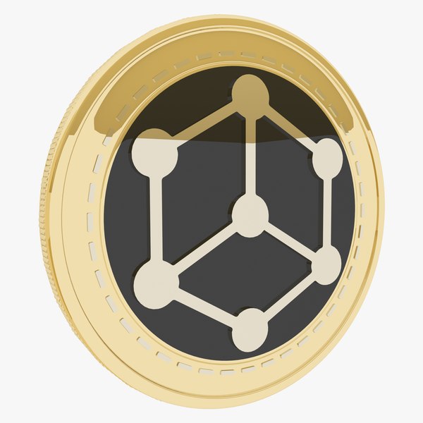 3D model Bibox Token Cryptocurrency Gold Coin