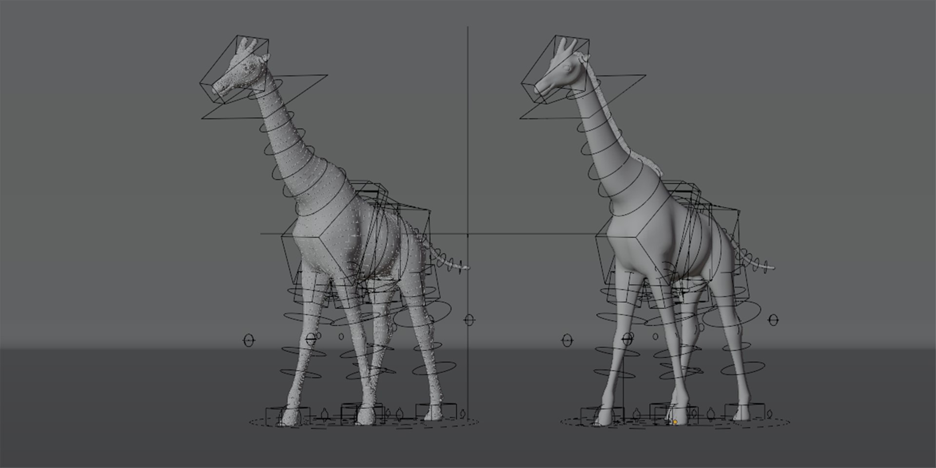 Rigged Giraffe 3D Model - TurboSquid 1700253