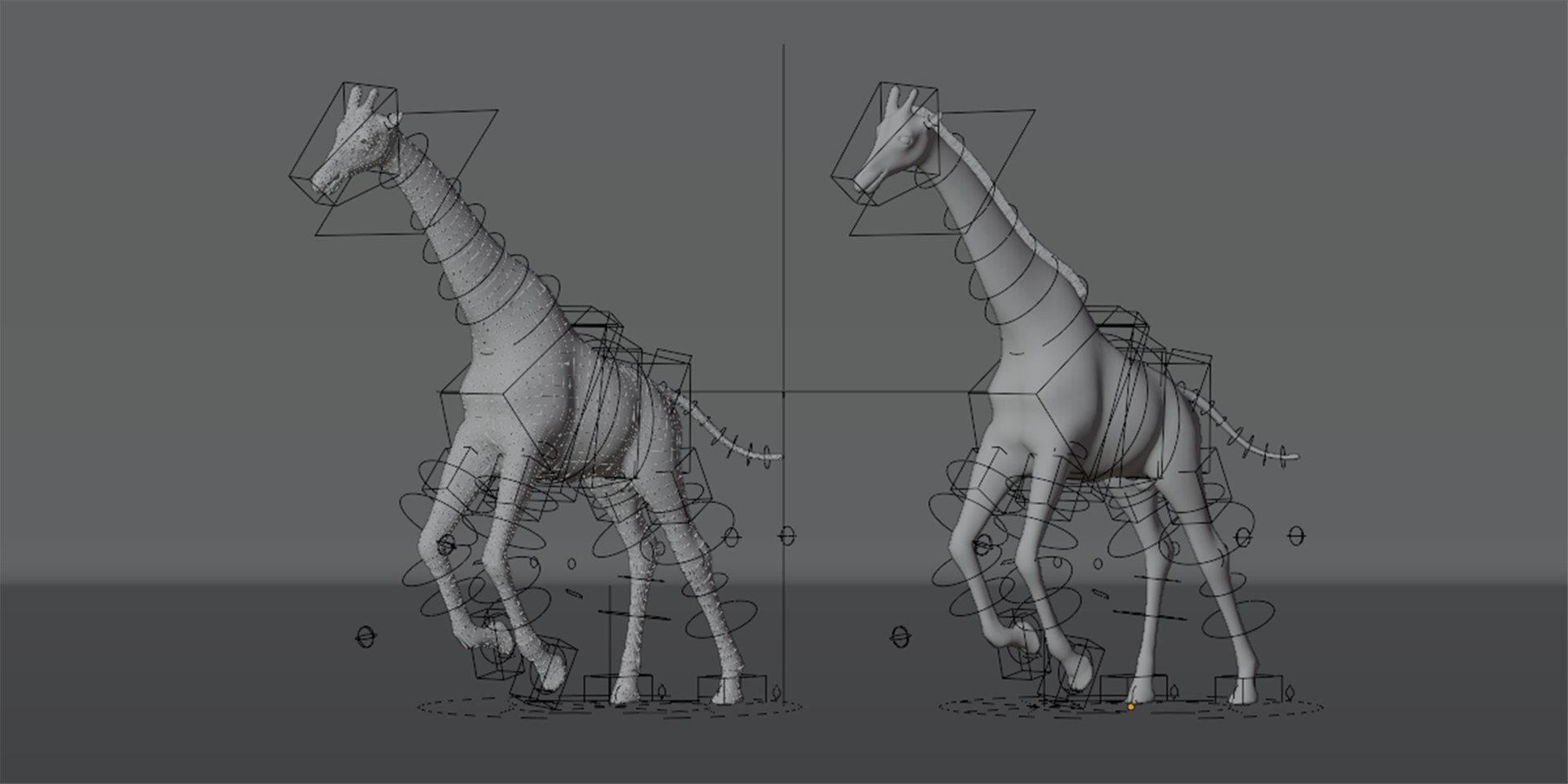 Rigged Giraffe 3D Model - TurboSquid 1700253