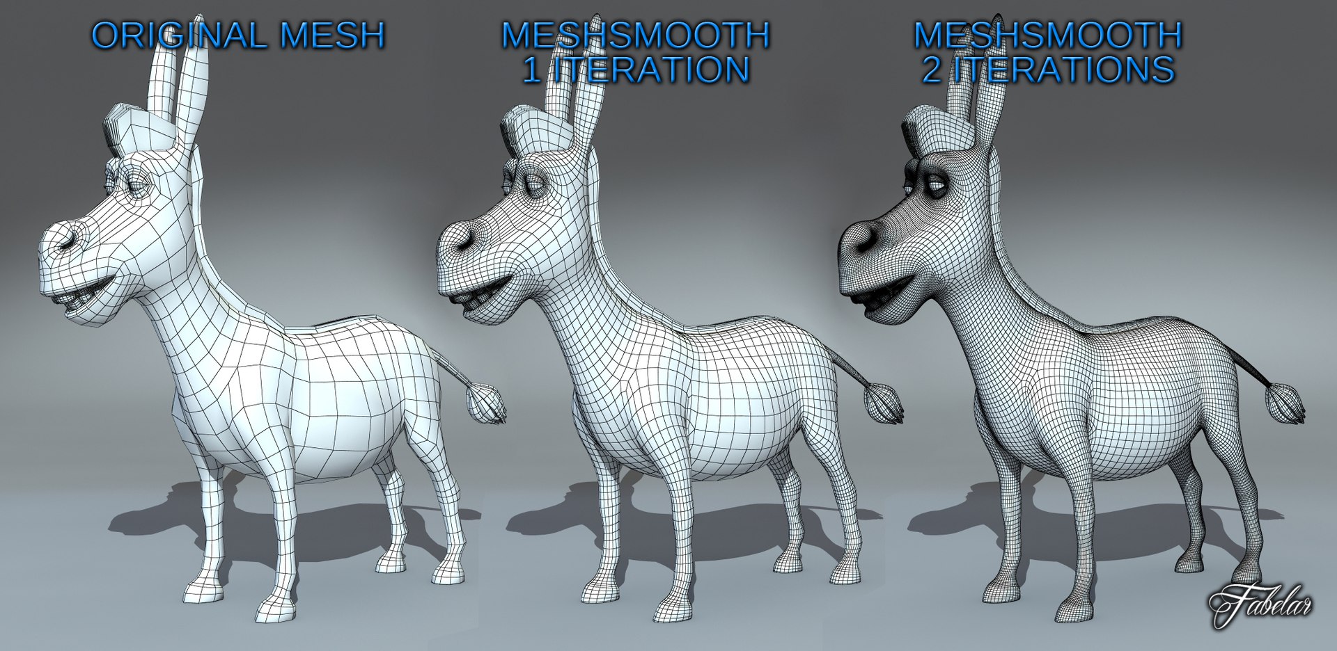 Shrek Donkey 3d Model