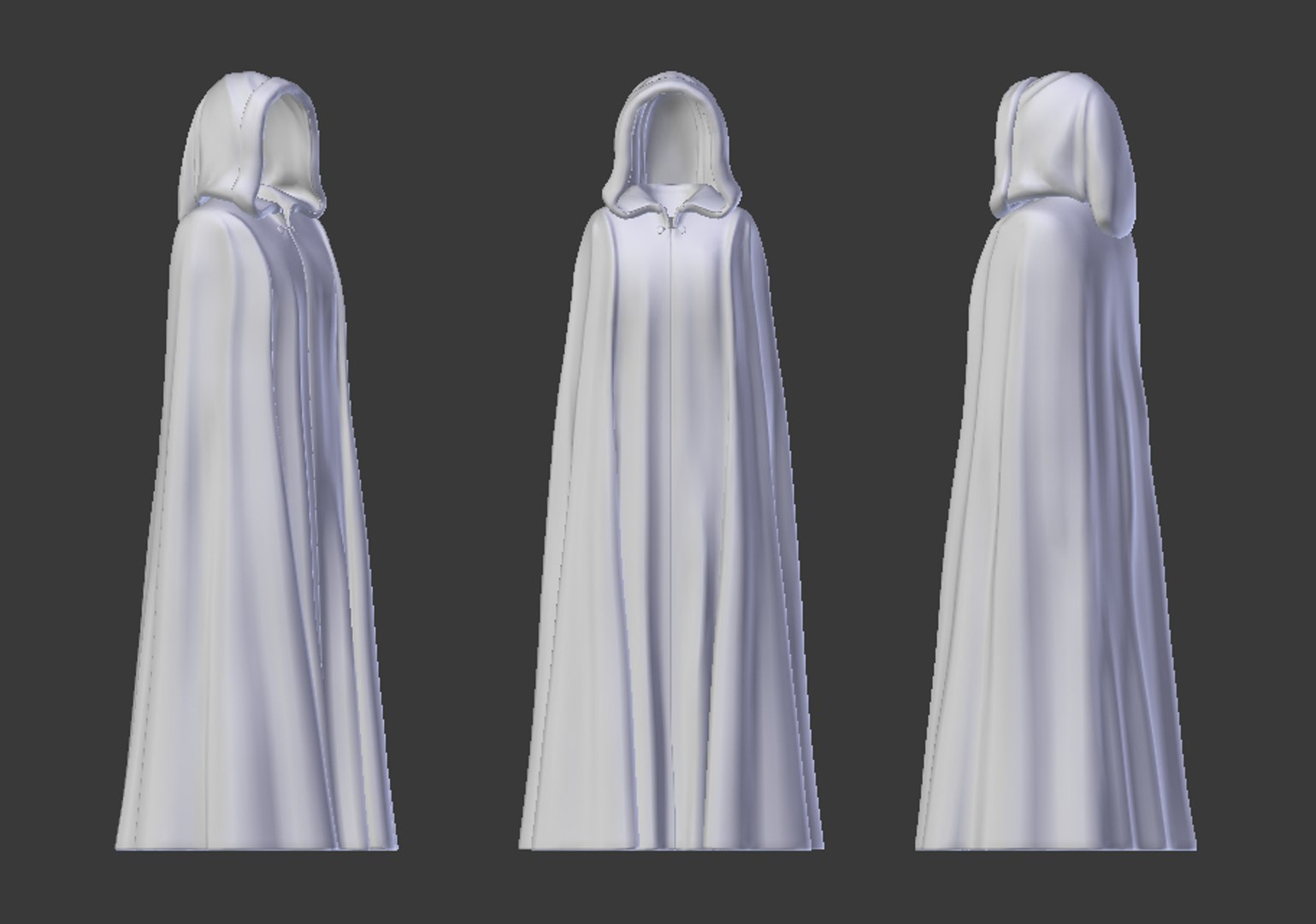 3D Model Male Female Cloak - TurboSquid 1444172