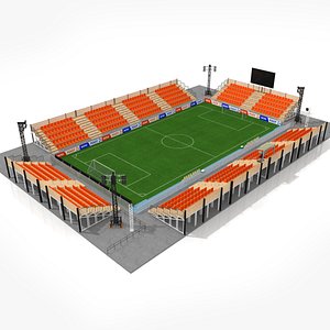 Mini Foot Stadium model