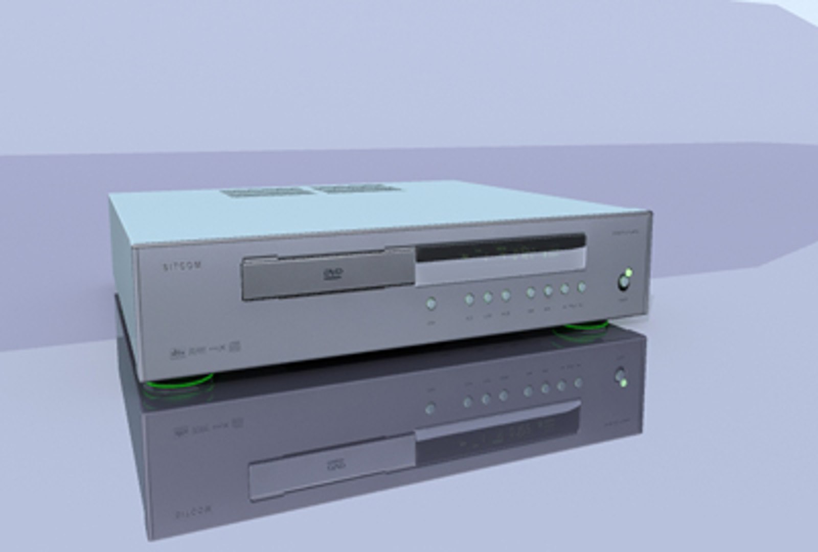 dvd player 3d model