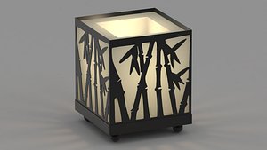 Bamboo candle holder