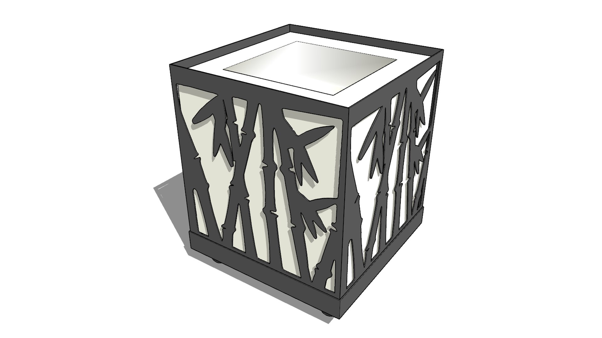 Bamboo candle holder 3D TurboSquid 2050435