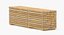Cargo Timber Long Single and Stacked 3D model