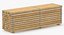 Cargo Timber Long Single and Stacked 3D model