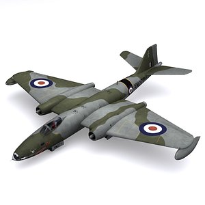 english electric canberra bomber 3ds