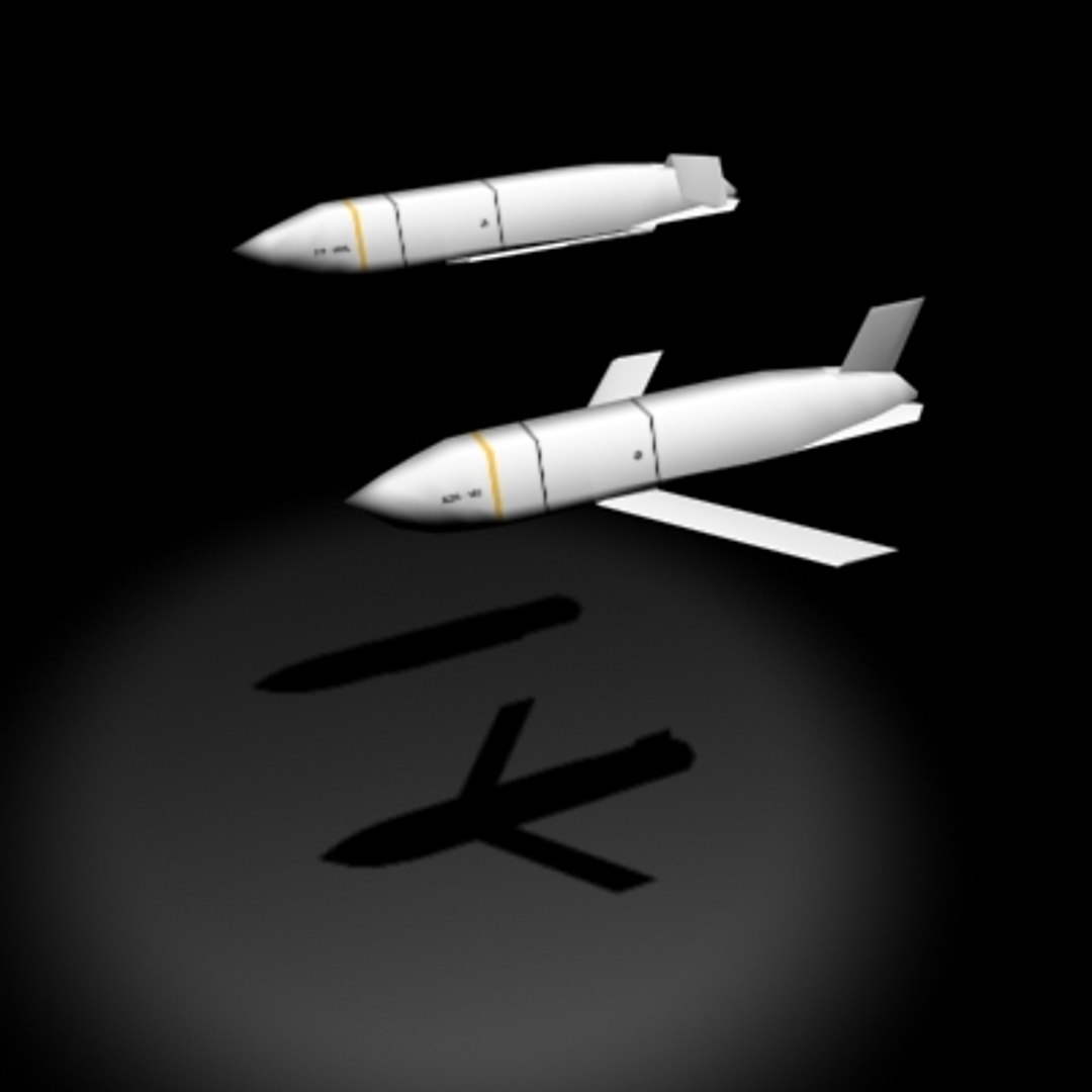 Jassm Missile 3d Model 1884