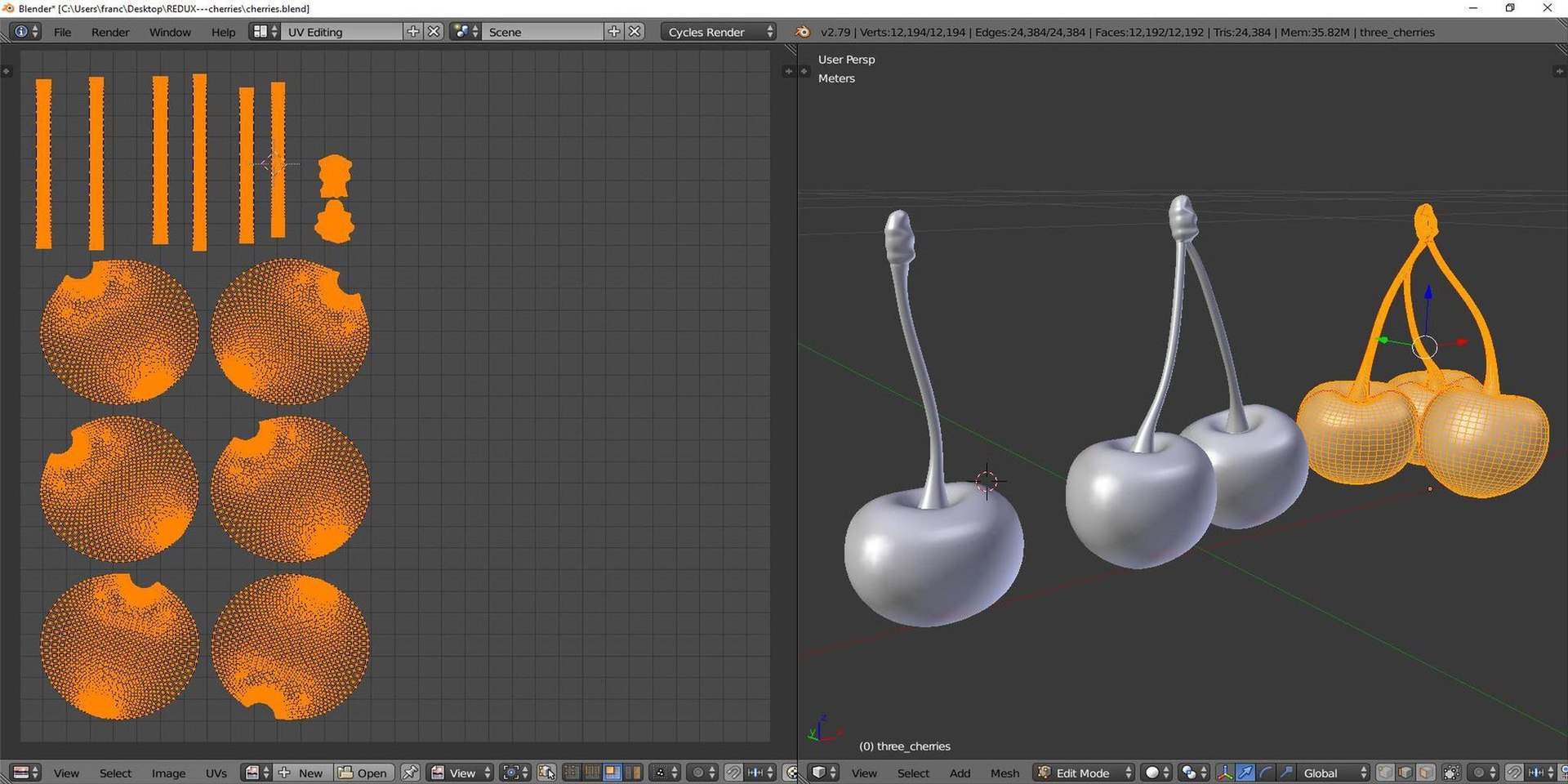 Cherries Ready Model - TurboSquid 1483741