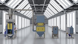 Sand blasting equipment