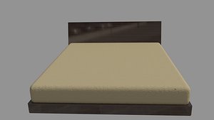 Single Bed 3D model