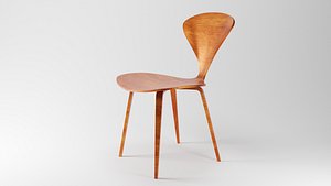 Norman Cherner Dining Chair 3D model