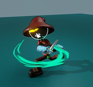 3D model Shadow Character 1 The Adventurer