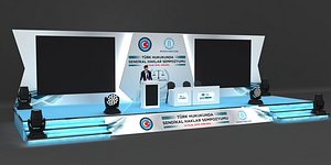 3D stage decoration