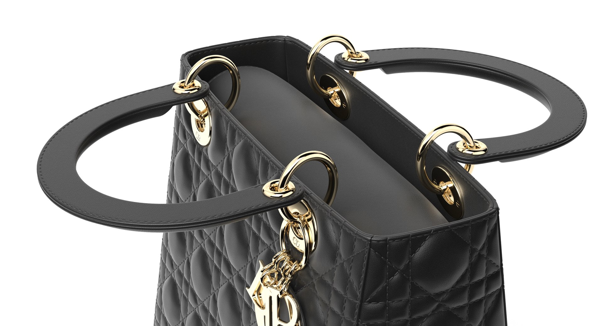 3D model Dior Medium Lady D-Lite Bag VR / AR / low-poly