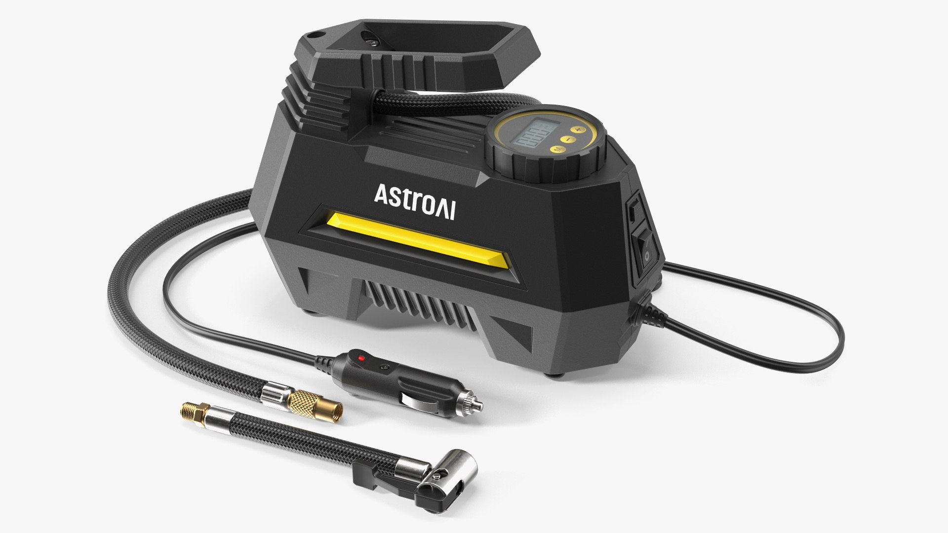 AstroAI Tire Inflator Portable Air Compressor Black 3D model preview