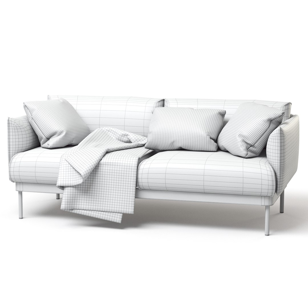 3d Ikea Applaryd Sofa Turbosquid 2162619 