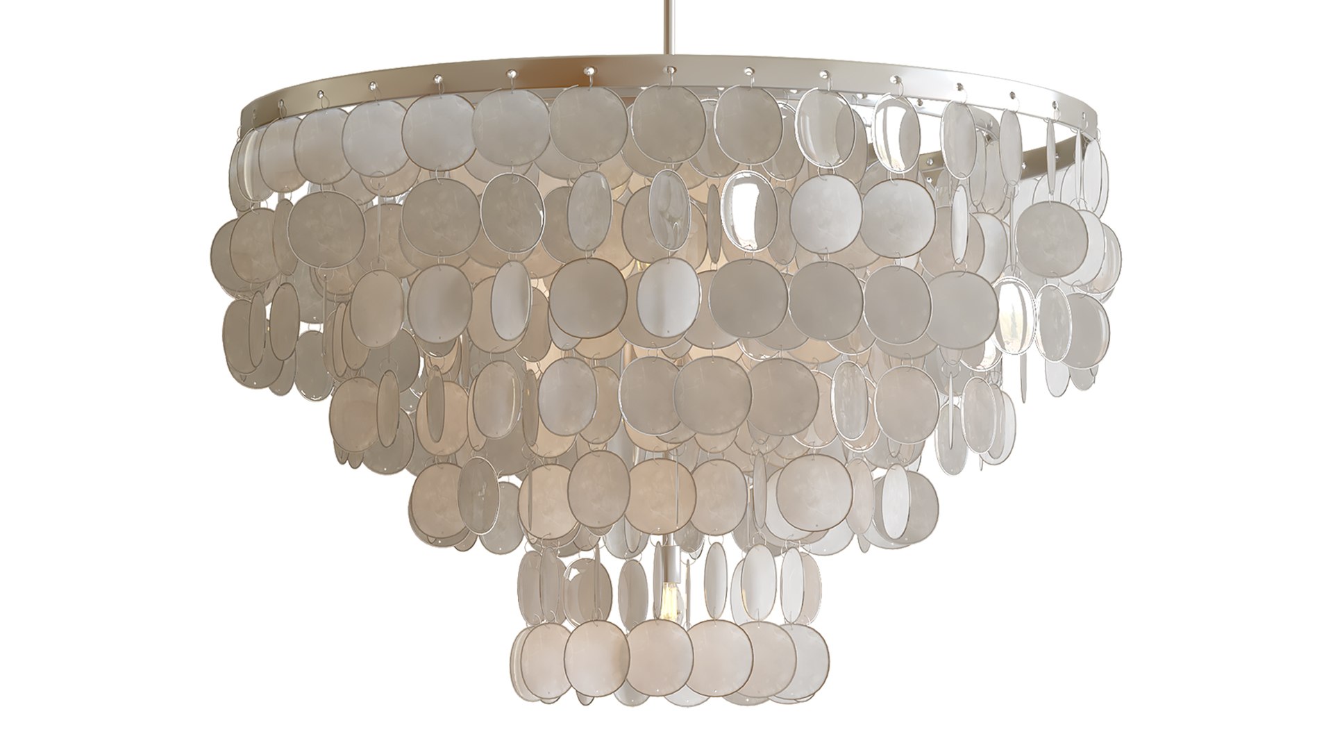 Tallent Shell Ceiling Lamps 3D - TurboSquid 2631391