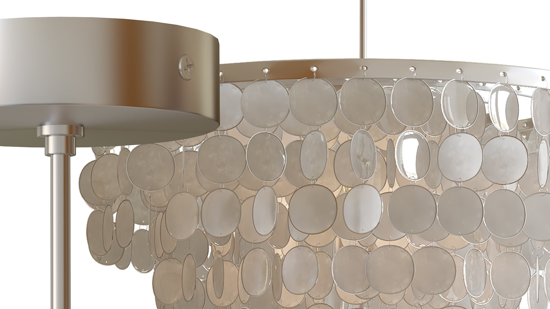 Tallent Shell Ceiling Lamps 3D - TurboSquid 2631391