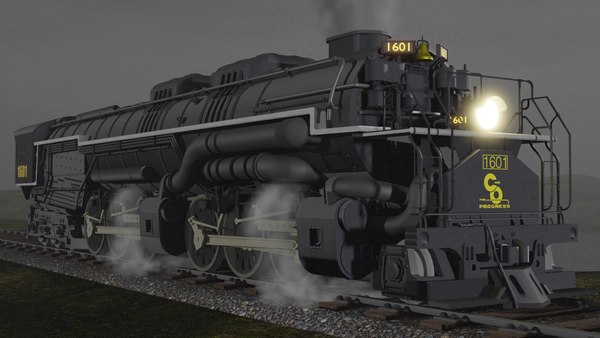 COアレゲニーH-81601蒸気機関車3Dモデル - TurboSquid 1611095