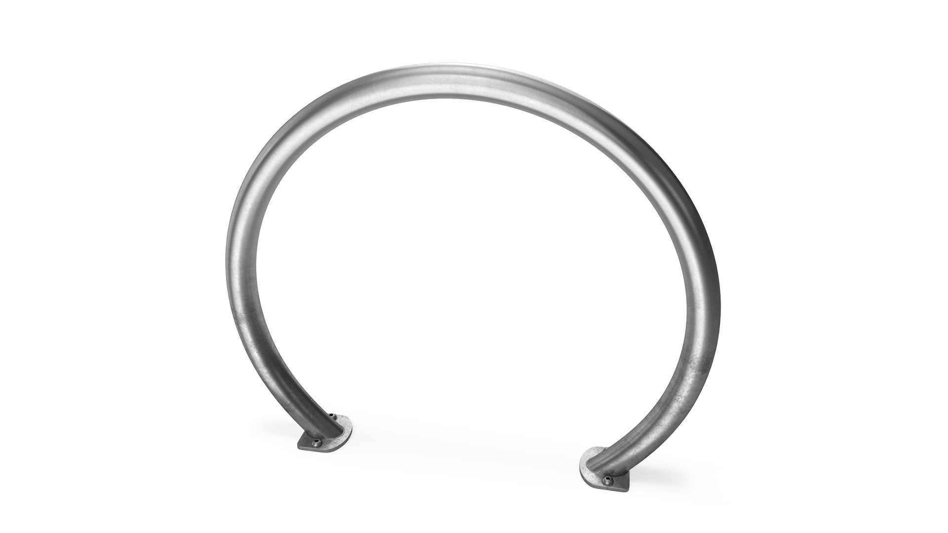 Street Bicycle Rack Chrome 3D model preview