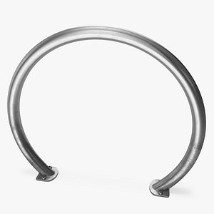Street Bicycle Rack Chrome