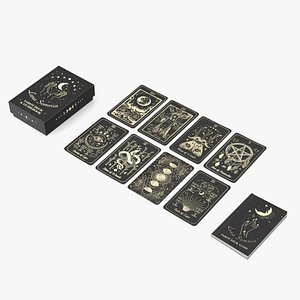 3D model Luna Somnia Tarot Cards