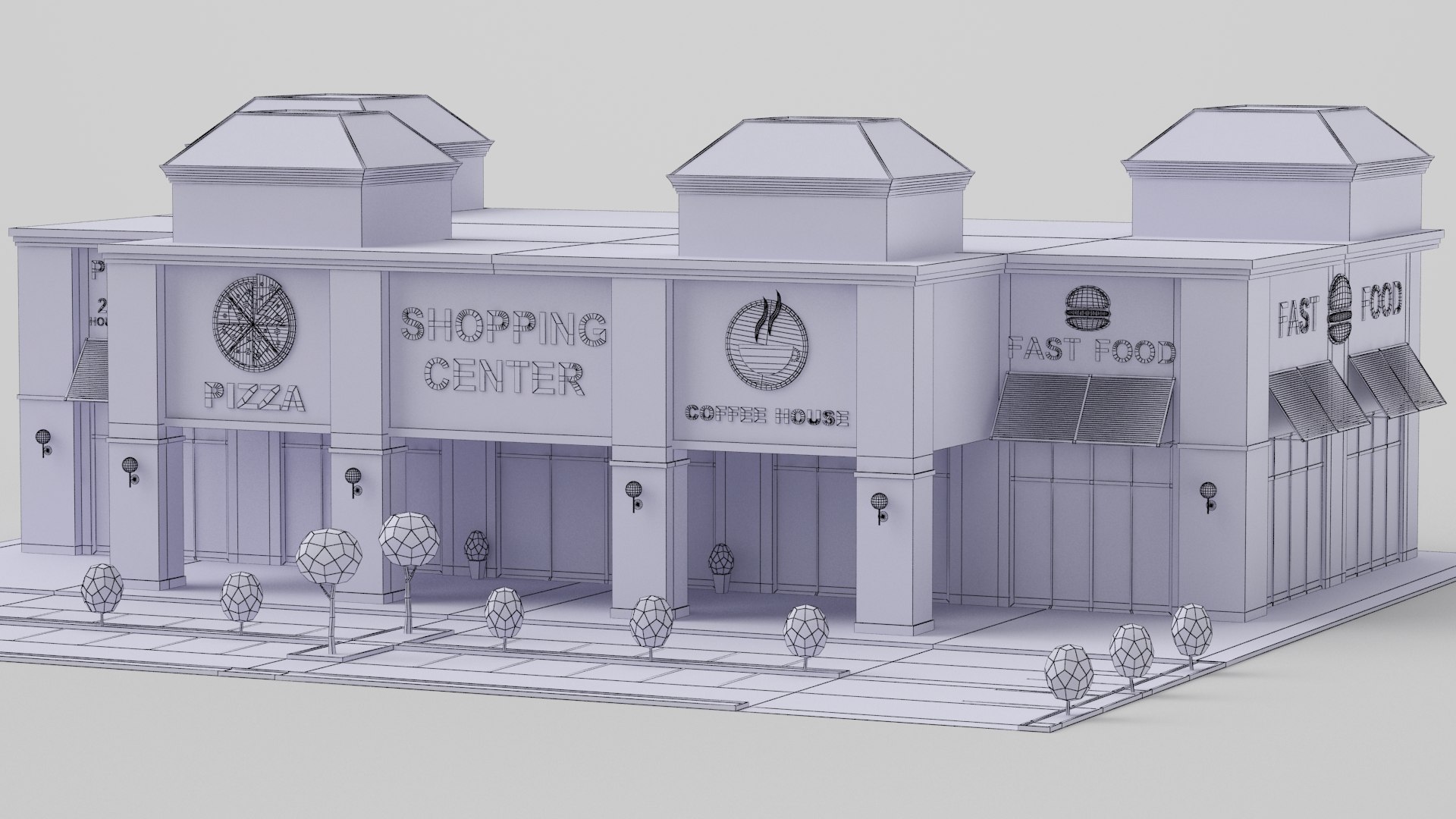 3D Low Poly Cartoon Shopping Center https://p.turbosquid.com/ts-thumb/Es/V3YXIk/n0/cartoonstripmall9/jpg/1663772283/1920x1080/fit_q87/0654ec305e7e80bf2da5ec654676a18f1709e7fa/cartoonstripmall9.jpg