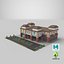 Low-Poly-Cartoon-Einkaufszentrum