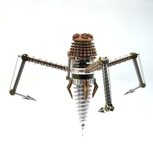 3d steampunk model