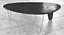 Table Noguchi Rudder en acajou noir
